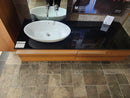 72" Vanico Loft Desk Vanity Combo (as is) l7-2