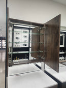 Vida Rosewood 31" Makeup Desk and Vanity Mirror with Countertop Combo Floormodel Clearance wallhung-5