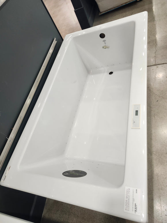 Neptune Freestanding Bathtub 66 x 36 Air Side Ametys White AM3260A Floormodel As is Etobicoke