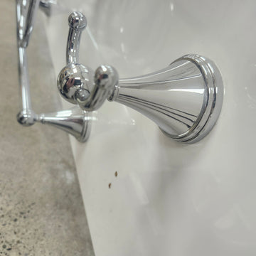 Double Robe Hook Bathroom Accessory Floormodel Clearance - 0