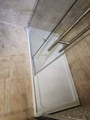 Maax Shower door and Vida Shower Base combo (as is)-7