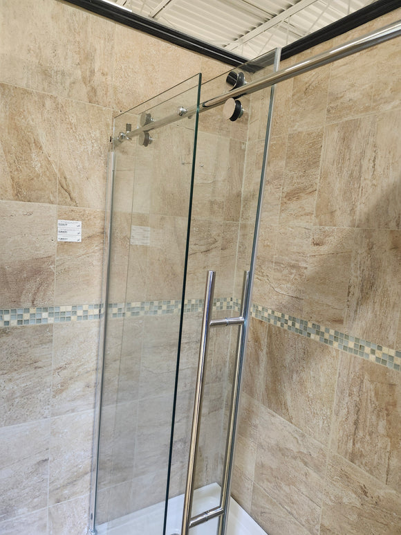 Maax Shower door and Vida Shower Base combo (as is)
