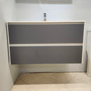 Rubi Aria 35 x 18 Vanity, Countertop Sink and LED Mirror Combo Floormodel Clearance Sold as Is-3