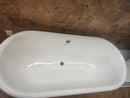 Clawfoot 67x30 Dual Freestanding Bathtub floormodel clearance as is m3-5
