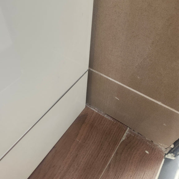 Aura Plato 36 inch White Vanity and Countertop Sink Combo as is Floormodel Clearance