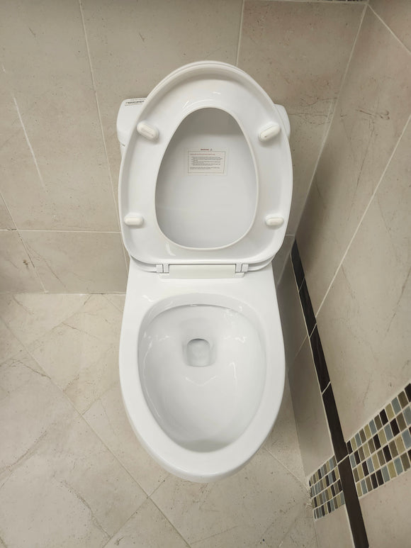 Rubi 1pc dual flush elongated Toilet (as is)