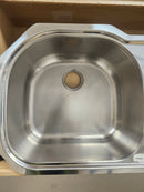 Undermount Stainless Steel Kitchen Sink 2 Bowl 38 1/4 x 21 1/4 With basket Floormodel Clearance As is-4