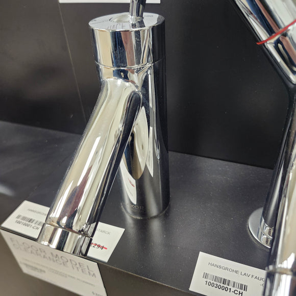 Hansgrohe Axor Series 1 Hole Single Faucet Starck Lever Handles Chrome Floormodel Clearance as is
