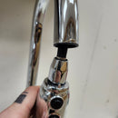 Vida Kitchen Gneck Faucet with Extending Faucet Head Chrome Floormodel Clearance As Is-7