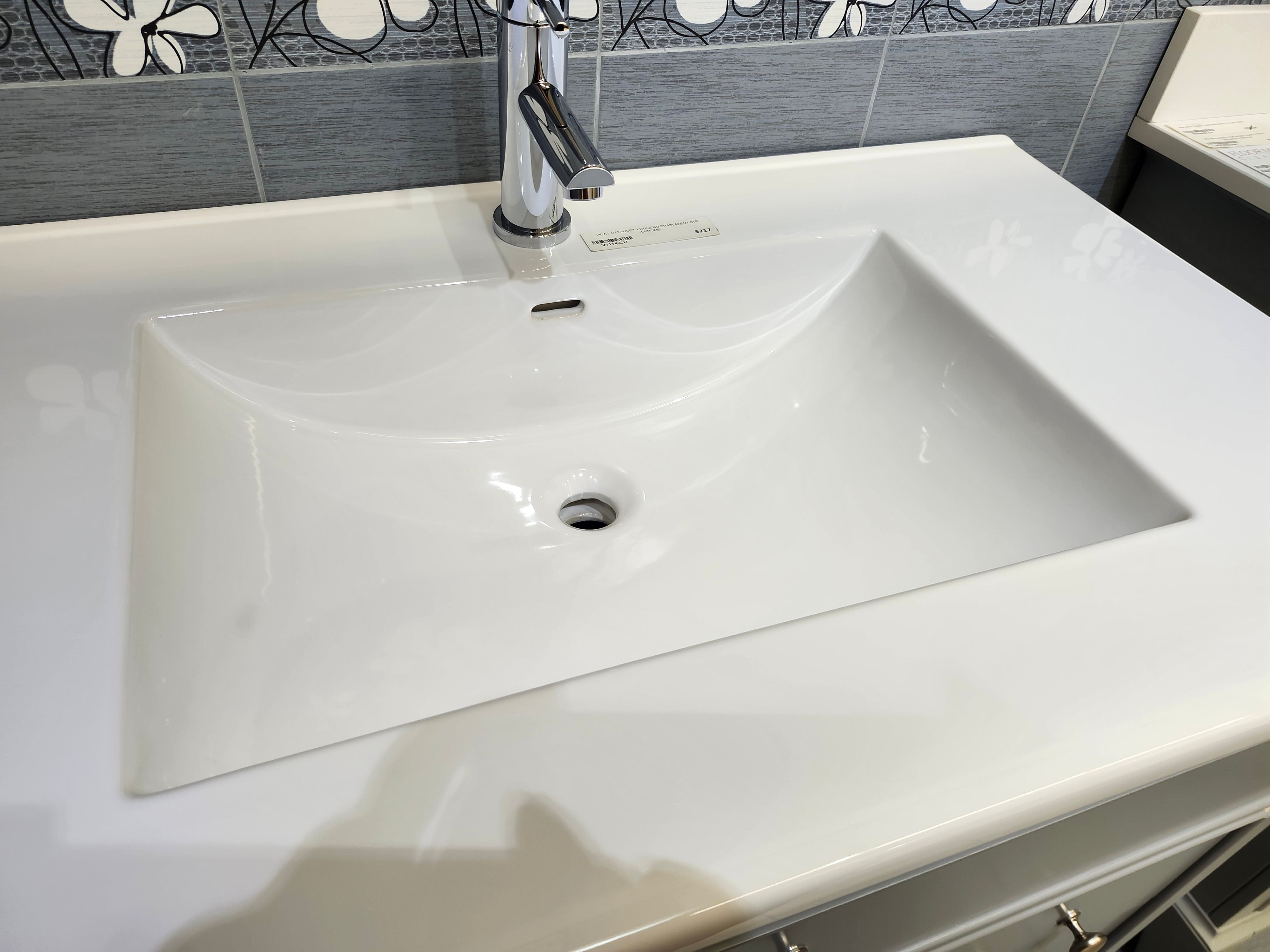 Vida 37" Riverfield Vanity and Countertop Combo Light Grey (as is)