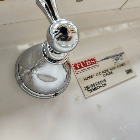 Rubinet Flemish Robe Hook Floormodel Sold As Is Chrome