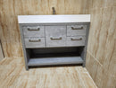 Vero Aura Vanity 39 x 18 Base and Countertop Combo 42-2
