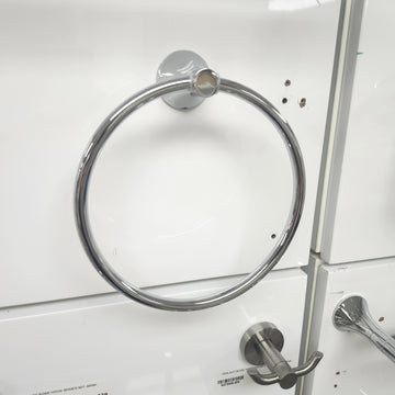 Vida Robe Hook Round Bathroom Accessory Floormodel Clearance As Is