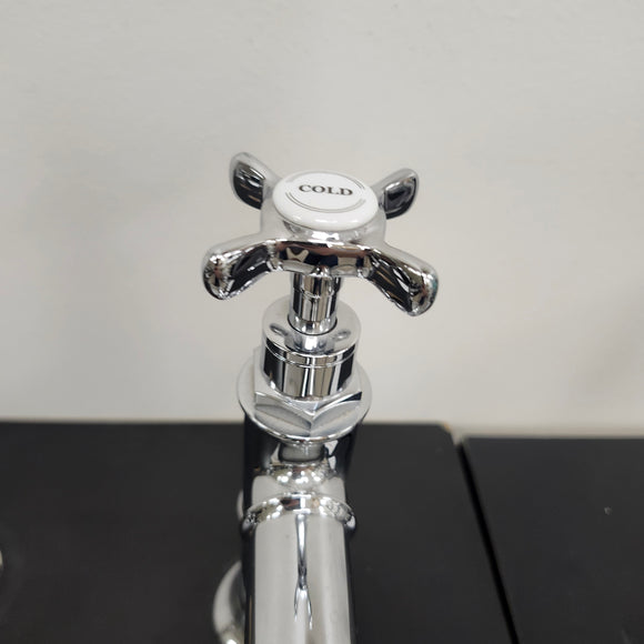 Hansgrohe Axor Series Single 1 Hole Single Pantry Faucet Montreux Cross Handle Chrome Floormodel Clearance as is