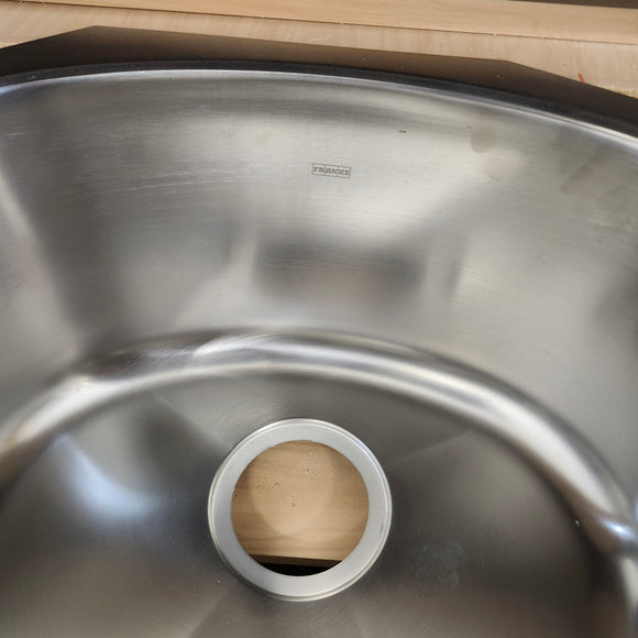 Franke 2 Bowl Steel Kitchen Sink Floormodel Clearance as is m10
