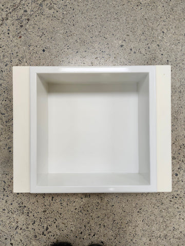 Rubinet 12 x 12 Niche Shower In wall accessory White Floormodel Clearance