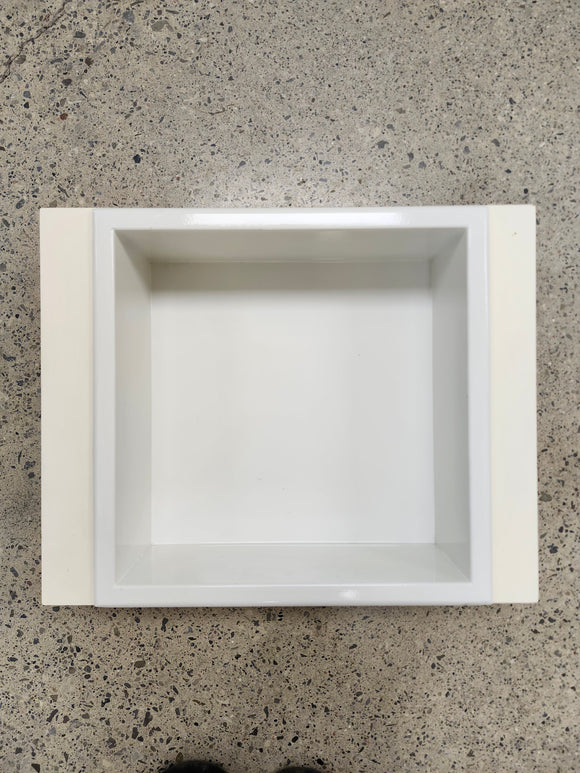 Rubinet 12 x 12 Niche Shower In wall accessory White Floormodel Clearance