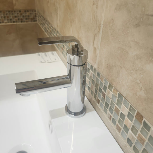 Unity Blue Single Hole Bathroom Vanity Faucet Floormodel Clearance As Is