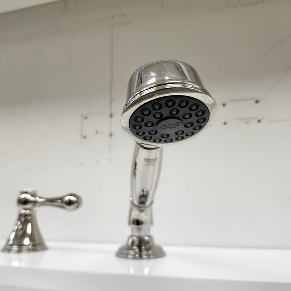 Grohe 4pc Roman Deck Faucet  with Hand Held Shower Floormodel Clearance As is