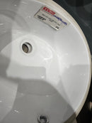 Vida Undermount Bathroom Sink 15 x 12 Sage oval White Floormodel Clearance-4