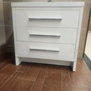 Aura Plato 36 inch White Vanity and Countertop Sink Combo as is Floormodel Clearance-4