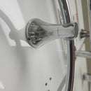 Vida Robe Hook Round Bathroom Accessory Floormodel Clearance As Is-3
