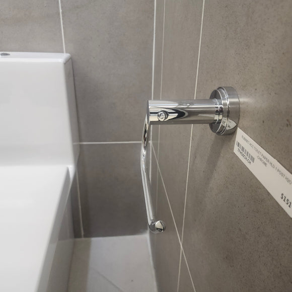 Rubinet H2O Toilet Paper Holder Bathroom Accessory Floormodel As is Clearance Chrome (H19)