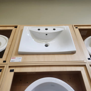 Kohler Escale 24 x 17 Drop In 8cc 3 Hole Bathroom Vanity Sink Floormodel As Is M10