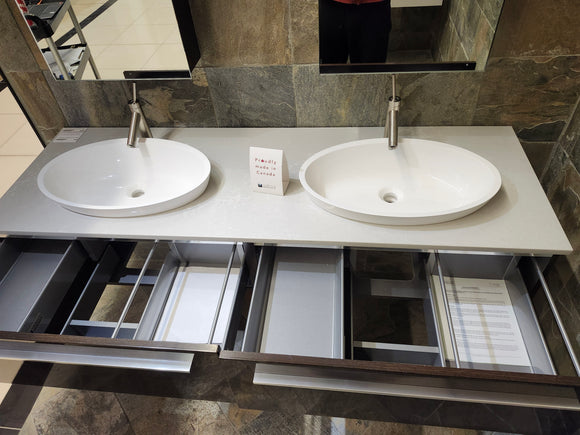 72" Vanico Soho Vanity Combo (as is) l10