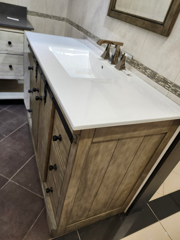 48" Fairmount Upton Vanity & Countertop Combo with Mirror (as is)