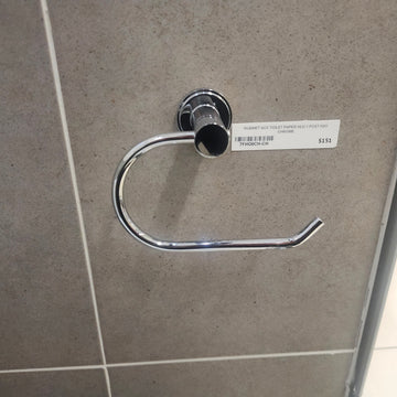 Rubinet H2O Toilet Paper Holder Bathroom Accessory Floormodel As is Clearance Chrome (H19) - 0