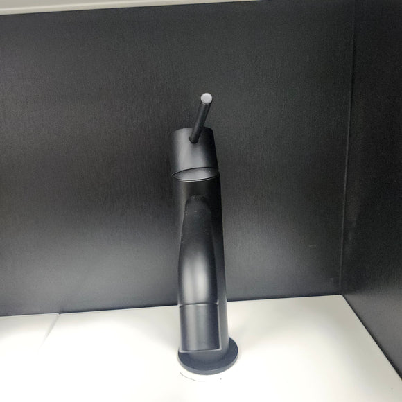 Aquabrass Treemme Single Hole Matte Black Faucet Floormodel Clearance Sold as is (153)