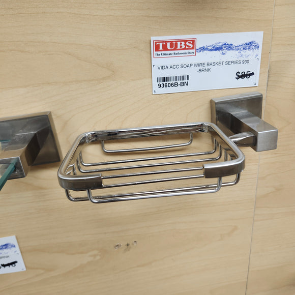 Vida 936 Series Wire Soap Basket Bathroom Accessory Floormodel Sold As Is
