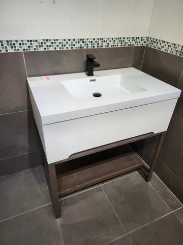Aura 36" Vanity & Countertop Combo (as is)