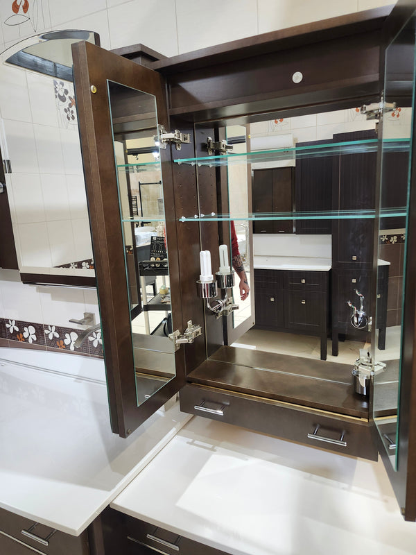 70" Vanico New York Vanity Combo with Dressing Table (as is)