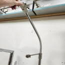 Franke Gneck Kitchen Faucet Floormount clearance Sold As Is Brush Nickel-16
