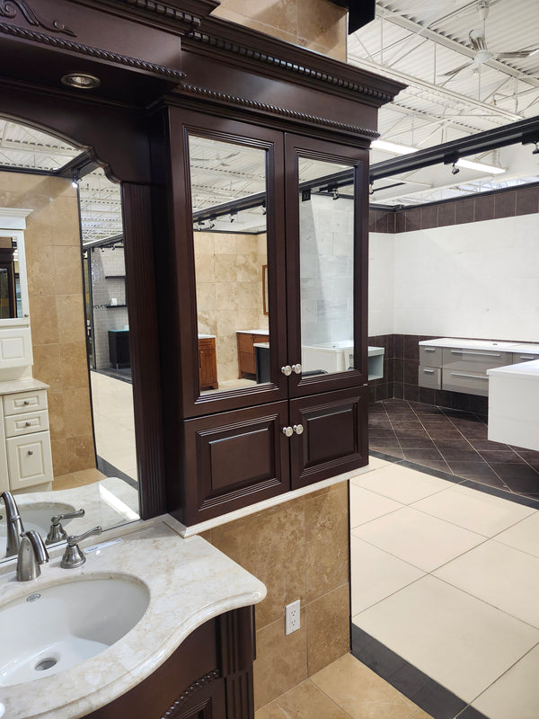 55" Vanico Victorian Vanity Combo (as is)