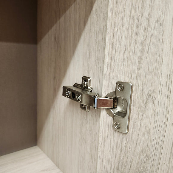 Ico Accent 48 x 21 Bathroom Vanity, Legs, Mirror, Linen and Countertop Sink Combo Sold As is Floormodel Clearance (H12)