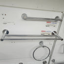 Vida 928 Series 18 Inch Double Shower Bar Bathroom Accessory Floormodel As Is-1