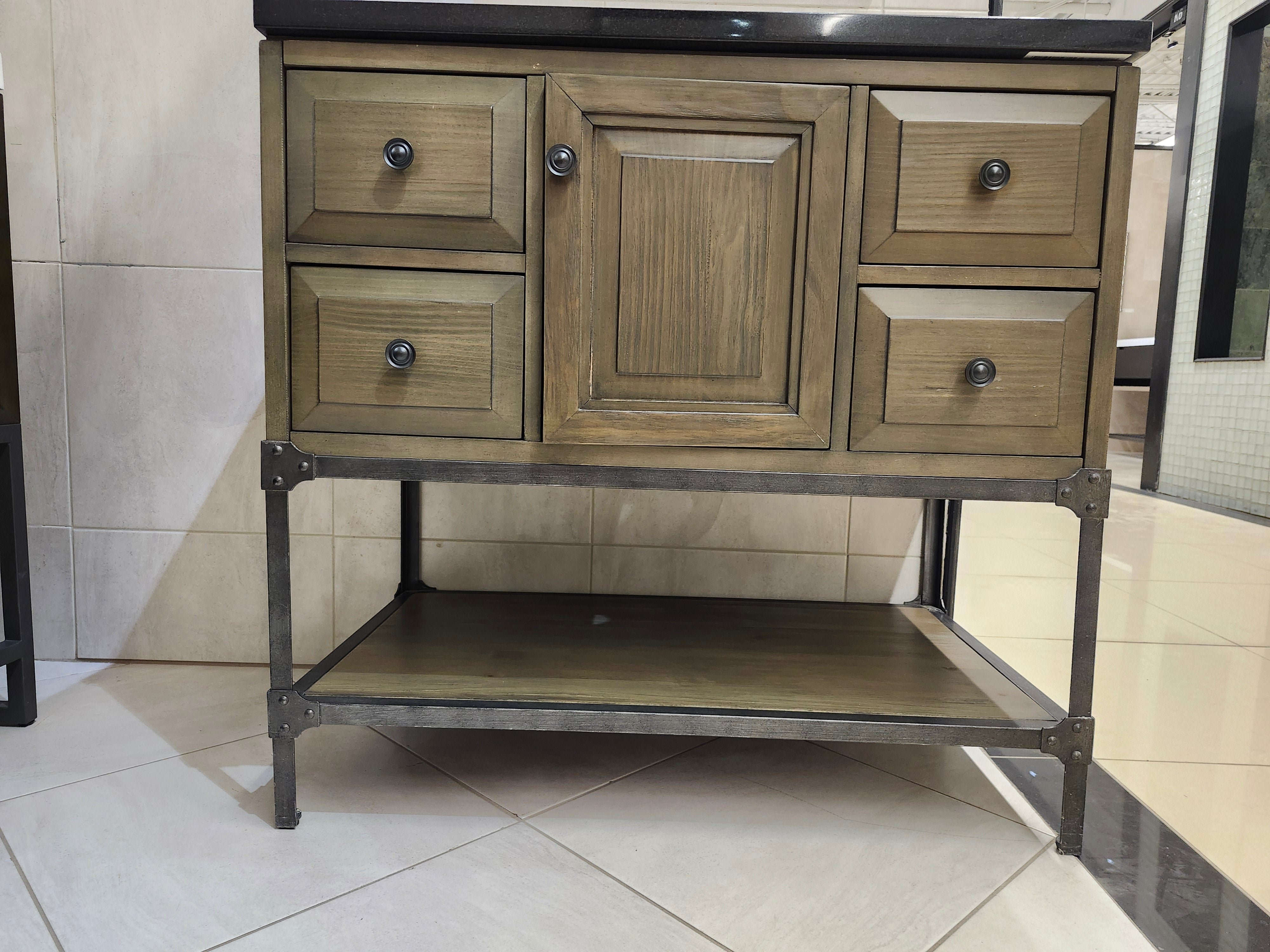 36" Fairmont Toledo Vanity & Countertop Combo with Mirror (as is) - 0