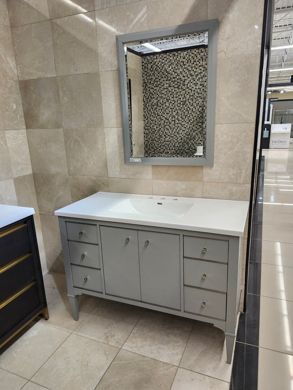 48" Fairmount Charlotte Vanity & Countertop Combo with Mirror (as is)