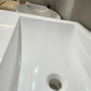 25 x 17 Square Vanity Countertop Sink Floormodel as is i15-6