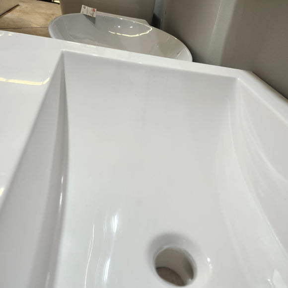 25 x 17 Square Vanity Countertop Sink Floormodel as is i15