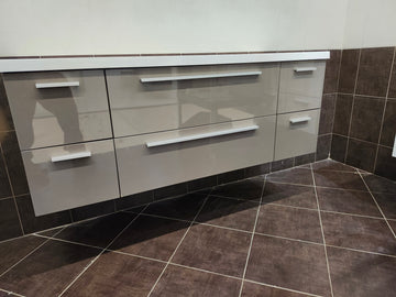 55" Rubi Vanity & Countertop Combo (as is) l2 - 0