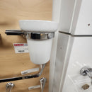 Vida 940 Series Toilet Brush Holder Bathroom Accessory Floormodel Sold As is-3