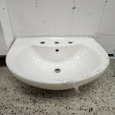 Kohler Bathroom Vanity Sink 3 Hole Biscuit Back open Floormodel Clearance as is Etobicoke-1