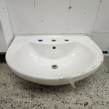 Kohler Bathroom Vanity Sink 3 Hole Biscuit Back open Floormodel Clearance as is Etobicoke