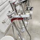 Aquabrass Roman Deck Tub Filler Metro Chrome With Hand Held Shower Head Floormodel Clearance As Is-2