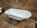 Clawfoot 60x30 Roltopno Freestanding Bathtub (No Feet) (as is) m6-1