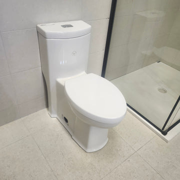 American Standard Boulevar 1pc Elongated Dual Flush Right Height 2891200020 Toilet Floormodel as is m5 - 0